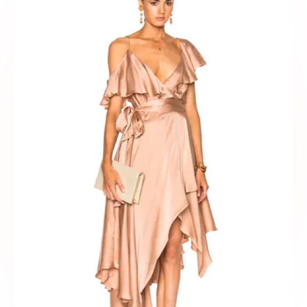 Zimmermann Asymmetric Silk Dress - Picture 14 of 14